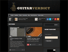 Tablet Screenshot of guitarverdict.com